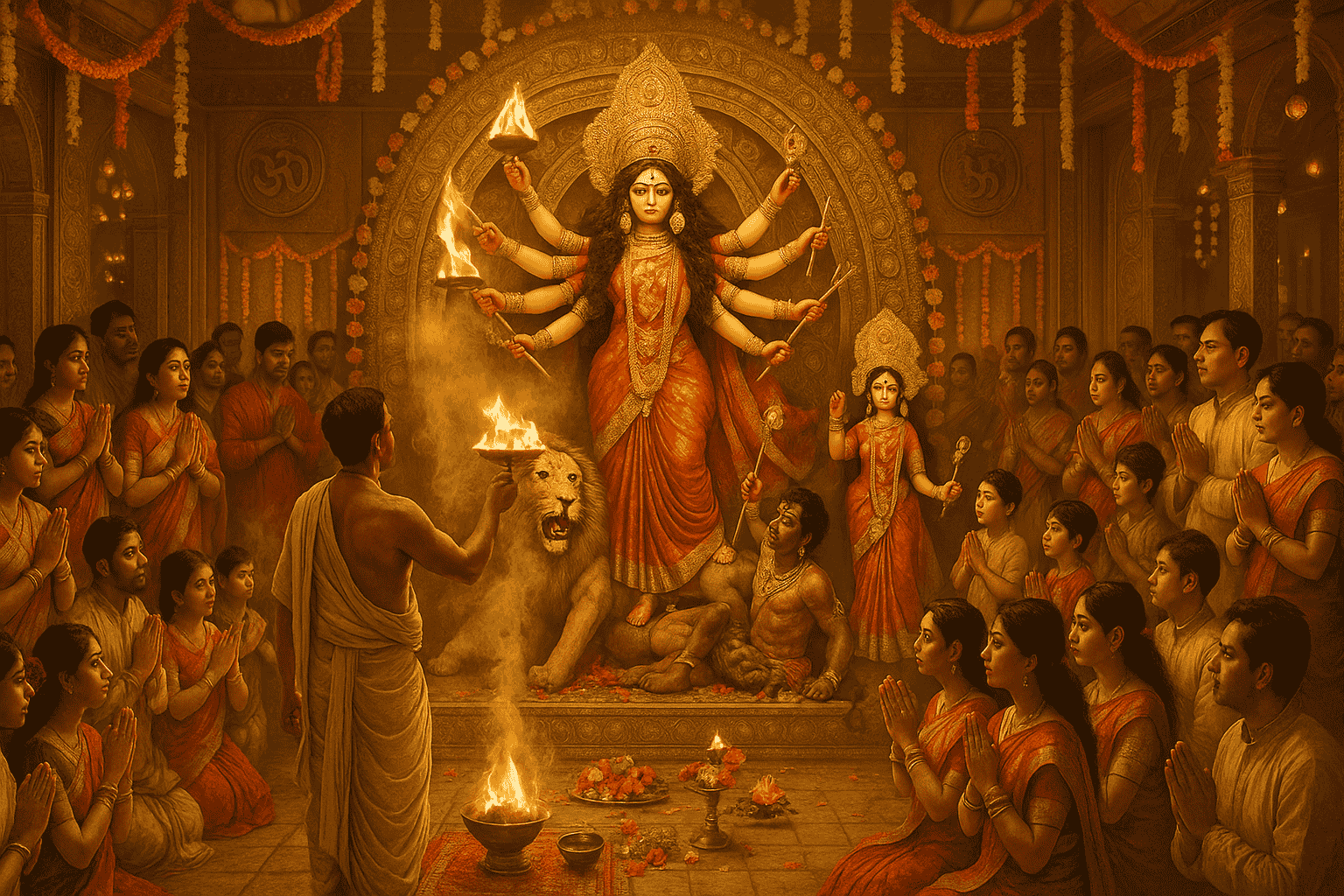 Durga Puja: The Celebration of Strength, Courage, and Divine Protection